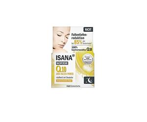 ISANA Q10 crema notte antirughe 50 ml per pelle sofisticata, corneosticker DS, azione antirughe dimostrabile*, cura anti-invecchiamento