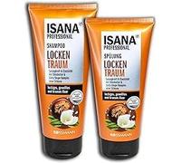 Isana - Set professionale per ricci da sogno 220 ml + balsamo da 200 ml