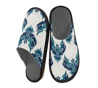 ISAOA An Hawk Mascot Wit Pattern House Pantofole per donne e uomini, pantofole antiscivolo calde pantofole da casa per interni ed esterni, 34-35, Un modello con mascotte falco, 44.5/45 EU