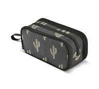 ISAOA Astuccio di grande capacità carino boho cactus sacchetto sacchetto grande penna borsa cancelleria borsa per ragazze ragazzi adulti studenti, #1, Taglia unica, Organizer per borse