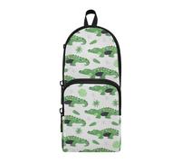 ISAOA Astuccio grande capacit¨¤ con tasche multiple motivo senza cuciture con animali esotici dello zoo sacchetto sacchetto scuola ufficio adolescenti ragazze ragazzi, #01, Taglia unica,