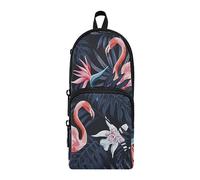 ISAOA Astuccio grande capacit¨¤ fenicottero nero foglie cadute sacchetto sacchetto grande penna borsa borsa cancelleria per ragazze ragazzi adulti studenti, #6, Taglia unica, Set di zaini