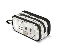 ISAOA Astuccio grande capacità con lama bianco cactus borsa grande borsa per penne borsa cancelleria per ragazze ragazzi adulti studenti, #8, Taglia unica, Organizer per borse