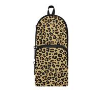 ISAOA Astuccio grande capacità con tasche multiple leopardato giallo stampa ghepardo sacchetto sacchetto scuola ufficio adolescenti ragazze ragazzi, #166, Taglia unica, Adorabile