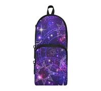 ISAOA Astuccio grande capacità con tasche multiple Luna Space and Science Galaxy Pouch Bag School Office Teen Girls Boys, #86, Taglia unica, Adorabile