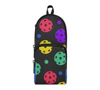 ISAOA Astuccio grande capacità con tasche multiple modello di pickleball borsa sport scuola ufficio adolescenti ragazze ragazzi, #01, Taglia unica, Adorabile
