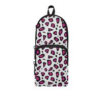 ISAOA Astuccio grande capacità con tasche multiple retrò rosa animale sacchetto sacchetto scuola ufficio adolescenti ragazze ragazzi, #01, Taglia unica, Adorabile