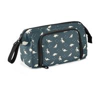 ISAOA Astuccio grande capiente, astuccio per matite con dinosauri, con cerniera, organizer per cancelleria per ufficio, università, materiale scolastico, per adolescenti, ragazze, ragazzi e adulti,