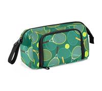 ISAOA Astuccio grande capiente per matite Tenis, con cerniera, organizer per cancelleria per ufficio, università, materiale scolastico, per adolescenti, ragazze, ragazzi e adulti, #122, Taglia unica,