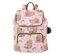 ISAOA Capybara Love Gift Box modello moda zaino borsa per le donne borsa a tracolla casual zaino da viaggio borsa da donna 15L