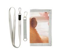 ISAOA Capybara - Portafogli per bambini per ragazzi e ragazze, portafoglio triplo con tasca portamonete con cerniera e porta carte, portafoglio novità per regali di compleanno per bambini