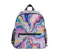 ISAOA Colorful Star - Zaino per la scuola materna per bambini, piccolo, a tracolla, per scuola materna, casual, per ragazzi e ragazze