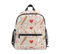 ISAOA Love Baseball - Zaino per la scuola materna per bambini, piccolo, a tracolla, per scuola materna, casual, per ragazzi e ragazze