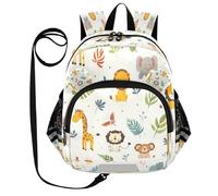 ISAOA Mini zaino per bambini Zaini per bambini Zaino da viaggio Borsa da viaggio Simpatico motivo a tema animale per bambino D7d5cfe8-34e7-4714 per scuola materna elementare ragazzi ragazze, Multi, S