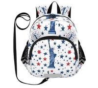 ISAOA Mini zaino per bambini zaino per bambini zaino da viaggio borsa da viaggio La statua della libertà per asilo elementare ragazzi ragazze, Multi, S