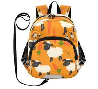 ISAOA Mini zaino per bambini zaino per bambini zaino da viaggio borsa da viaggio pecora mangiare carote per asilo elementare ragazzi ragazze, Multi, M