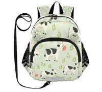ISAOA Mini zaino per bambini zaino per bambini zaino da viaggio borsa divertente fattoria mucche per asilo elementare ragazzi ragazze, Multi, S