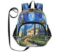 ISAOA Mini zaino per bambini zaino per bambini zaino da viaggio borsa genera un bel cielo stellato per asilo elementare ragazzi ragazze, Multi, S