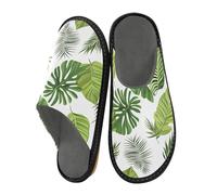 ISAOA Pantofole tropicali per donne e uomini, pantofole antiscivolo calde pantofole da casa per interni ed esterni, 34-35, Congedo tropic, 42/42.5 EU