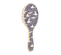 ISAOA Spazzola districante per capelli bagnati, per tutti i tipi di capelli, setole morbide che scorrono attraverso i grovigli con facilità e linea di oche selvatiche per capelli bagnati e asciutti