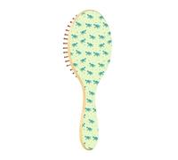 ISAOA Spazzola districante per capelli bagnati, per tutti i tipi di capelli, setole morbide che scorrono attraverso i grovigli con facilità, tartaruga blu, per capelli bagnati e asciutti