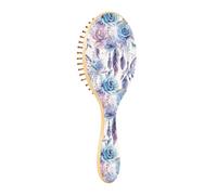 ISAOA Spazzola districante per capelli bagnati, per tutti i tipi di capelli, setole morbide, scorrono attraverso i grovigli con facilità Dreamcatcher rosa blu per capelli bagnati e asciutti