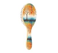 ISAOA Spazzola districante per capelli bagnati, tutti i tipi di capelli, setole morbide scivolano attraverso i grovigli con facilità di pittura albero colorato per capelli bagnati e asciutti