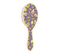 ISAOA Spazzola districante per capelli bagnati, tutti i tipi di capelli, setole morbide scivolano attraverso i grovigli con facilità frutti e foglie di Avacado per capelli bagnati e asciutti