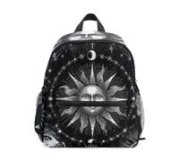 ISAOA Sun Face Star - Zaino per la scuola materna per bambini, piccolo, a tracolla, per scuola materna, casual, per ragazzi e ragazze