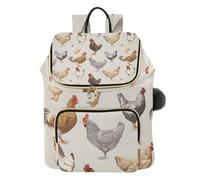 ISAOA Vari modelli di gallo moda zaino borsa per le donne borsa a tracolla casual zaino da viaggio borsa da donna 15L