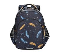 ISAOA Zaino per bambini con piume che cadono in età prescolare o asilo, 3-8 anni, Multi, S