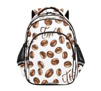 ISAOA Zaino per bambini, per bambini in età prescolare o asilo, chicco di caffè 3-8 anni, Multi, S