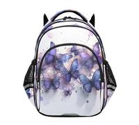 ISAOA Zaino per bambini per bambini in età prescolare o asilo con farfalle le cui ali 3-8 anni, Multi, M