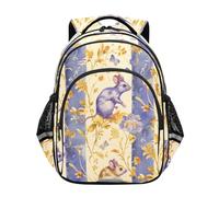 ISAOA Zaino per bambini, per bambini in età prescolare o asilo, con topolino per bambini dai 3 agli 8 anni, Multi, S