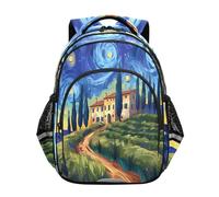 ISAOA Zaino per bambini per bambini in età prescolare o asilo genera un bel cielo stellato 3-8 anni, Multi, M