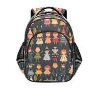 ISAOA Zaino per bambini per bambini in età prescolare o asilo graffiti umani 3-8 anni, Multi, S