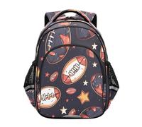 ISAOA Zaino per bambini per bambini in età prescolare o asilo, palla da rugby 3-8 anni, Multi, S