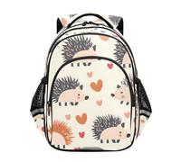 ISAOA Zaino per bambini per bambini in età prescolare o asilo riccio amore cuore 3-8 anni, Multi, S