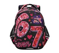 ISAOA Zaino per bambini per scuola materna o asilo Six Seven Love 3-8 anni, Multi, S