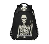 ISAOA Zaino, zaino per la scuola, borsa da viaggio, con scheletro umano, postura per ragazze, ragazzi, adolescenti