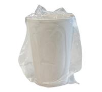 ISAP BICCHIERE CARTA IMBUSTATO 500PZ 200ML NEUTRO BIANCO CARRARA