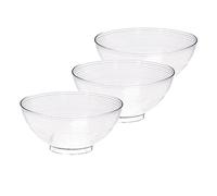 ISAP PACKAGING 6 pz Ciotoline per aperitivo plastica 220 ml, coppette antipasti trasparenti, ciotole monoporzioni finger food da dessert