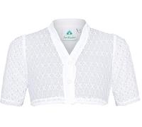 Isar-Trachten - Camicetta per Dirndl Leya in pizzo - Bianco - Gioventù ragazza costume camicetta taglia 116-164 bianco 14 anni