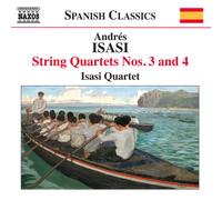 Andres Isasi Andres Isasi: String Quartets Nos. 3 and 4 (CD) Album