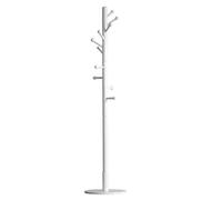 ISCBAFYX Appendiabiti Multifunzionale Armadio Indipendente A palo Singolo per Soggiorno e Camera da Letto Appendiabiti Scaffale per Cappelli Nizer