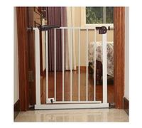 ISCBAFYX Cancelli di Sicurezza per Bambini, Chiusura Automatica Protezione ringhiera Isolamento Barra per Porta Animali Domestici Gatti Recinzione per Cani Passeggiata Attraverso la punzonatura