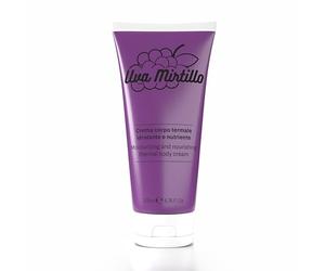 Ischia Beauty | Crema Corpo Termale all'Uva Mirtillo Idratante e Nutriente | Con Acqua Termale di Ischia | Adatta Anche al Massaggio | 200ml