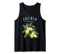 Ischia Costiera Amalfitana Italia Limone Arte Frutta Italiana Vintage Canotta