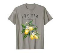 Ischia Costiera Amalfitana Italia Limone Arte Frutta Italiana Vintage Maglietta