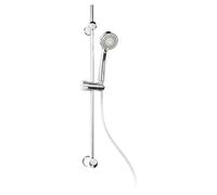 ISCHIA SET ASTA DOCCIA SALISCENDI COLONNA ACCIAIO INOX ABS DOCCETTA 3 GETTI